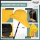 thumbnail image 5 of Gorro de lluvia AWHA Souwester impermeable amarillo para hombre y mujer, 5 of 6