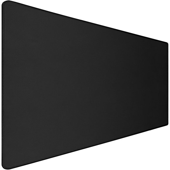 Alfombrilla de ratón Jovlio 80x40 cm negra con bordes extendidos