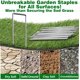 thumbnail image 4 of Grapas para jardinería AMAGABELI de 15 cm, paquete de 200, acero galvanizado, 4 of 7