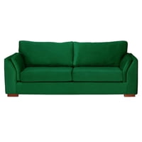 Latam Home - Sofa Cama Milan 2Pl Con Resortes Pocket Tela Velvet Verde