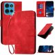 thumbnail image 1 of Funda Flip Premium Fibra de Carbono para Motorola MOTO G75 con Soporte y Cierre Rojo, 1 of 6