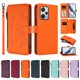 thumbnail image 3 of Funda Cartera Mariposa para [Xiaomi Redmi Note 12 Pro Plus] con Soporte y Cremallera Naranja, 3 of 6