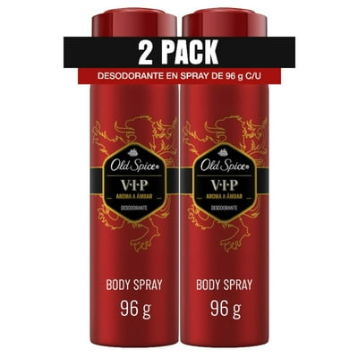 Desodorante En Spray Para Hombre Vip Pack 2 1 Un Old Spice
