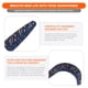 thumbnail image 3 of Diadema para auriculares WC Arctis Nova Silicone Navy Tiger, 3 of 8