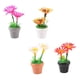 thumbnail image 4 of 4 Piezas Mini Planta En Maceta Decoración Miniatura Casa De Muñecas Flores 1 12 Escala, 4 of 5