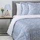 thumbnail image 2 of Plumon Estampado Con Sherpa King Celeste, 2 of 3