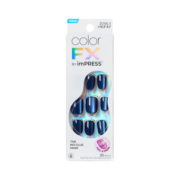 Uñas Postizas imPRESS ColorFX Velvet Romance Morado