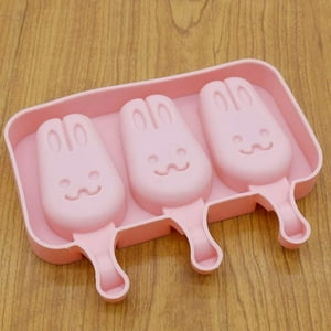 Genérico - Moldes De Silicona Para Helados Molde Paletas Helado Conejo