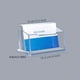thumbnail image 2 of Clear Acrylic Desktop Card Holder - Stylish and Convenient Storage Solution, 2 of 4