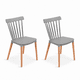 thumbnail image 4 of Pack 2 Sillas Windsor de Comedor - Gris, 4 of 8