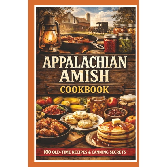Libro de cocina de publicación independiente con recetas amish de los Apalaches