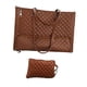 thumbnail image 4 of Bolsa para mujeres Bolsa de computadora portátil de gran capacidad para el trabajo de la oficina comercial Collage Picnic Marrón oscuro, 4 of 5