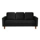 thumbnail image 1 of Sofa Venecia 3C Tela Velvet Negro, 1 of 3
