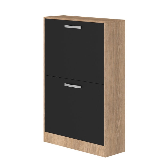 Vekkahome - Zapatera Nick 2 Puertas Negro