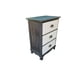 thumbnail image 2 of Velador Madera Gris Con Cajon Blanco Decapado, 2 of 2