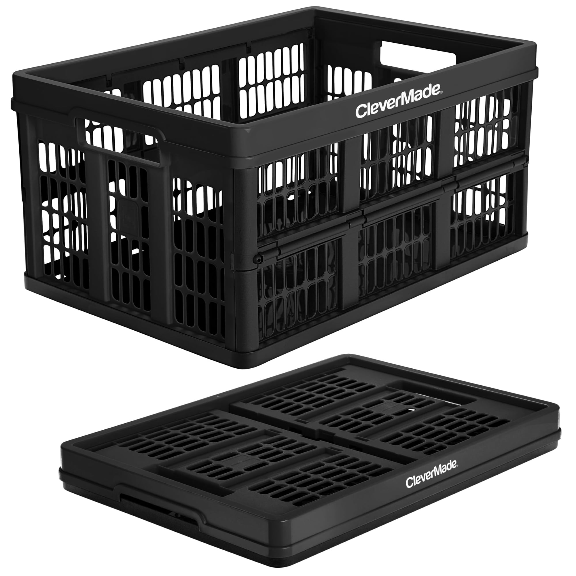 Cajas Utilitarias Plegables Clevermade Obsidian, 45 L, 66 Libras