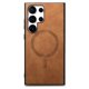 thumbnail image 1 of Magnetic Slim Case for Samsung Galaxy S24 Ultra with Camera Guard & Anti-Scratch Back Brown, 1 of 6