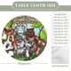 thumbnail image 2 of Amigos Animales theme Fitted Round Tablecloths Elastic Edged Table Covers Waterproof Table Cloth For Kitchen Holiday Party Tables Decor 120cm, 2 of 6