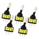 thumbnail image 2 of 5 unids 12 v 20a led luz spst con./desc. 3pins interruptor basculante verde, 2 of 5