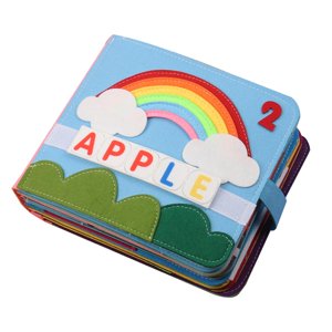 Magideal - Libro De Tela De Cuentos, Juguete De Aprendizaje, Juguete De Desarrollo De Inteligencia, Materiales De Aprendizaje, Tablero De Actividades Para Niñas