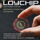 thumbnail image 5 of Set de fichas de póker LOYCHIP de 500 piezas, 14 g, de arcilla, con estuche, cartas y dados, 5 of 9