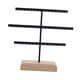 thumbnail image 3 of Organizador De Pendientes Con Base De Madera Estable, Organizador De Joyas Para Colgar, Color Negro, 3 of 5