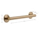 thumbnail image 2 of Grifo Grab Bar Delta 41818-CZ contemporáneo de 18 cm, 2 of 4