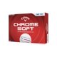 thumbnail image 1 of Pelotas de golf Callaway Chrome Soft 2026 360 White Triple Track, 1 of 6