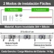 thumbnail image 5 of Organizador de porta escobas, soporte de pared de acero inoxidable, trapeadores de pared, 3 porta escobas, 4 ganchos para trapeadores, guantes y cepillos., 5 of 5