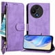 thumbnail image 1 of Funda Billetera Cremallera para TCL 60 SE NxtPaper con Porta Tarjetas, Soporte y Correa Morado, 1 of 5