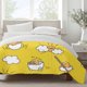 thumbnail image 2 of Gudetama Bedding Sets Bed Cartoon Duvet Cover Lightweight 3 Piece Bet Sets for Kids Boys Girls, 2 of 5