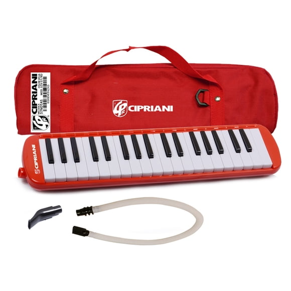 Melodica Roja 37n Con Funda Lcv 37 rd