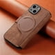 thumbnail image 4 of Funda Billetera Magnética para iPhone 15 Soporte Tarjetas Desmontable Marrón, 4 of 6
