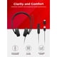 thumbnail image 3 of Auriculares Lenovo 115 USB-A/USB-C estéreo con cable y micrófono negros, 3 of 6
