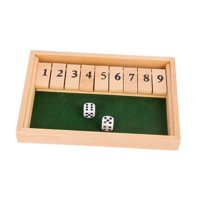 Bothyi - Juego De Cartas Con Números Invertidos, Juguete Educativo, Colecciones Portátiles, Juego De Beber De Madera