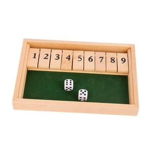 Bothyi - Juego De Cartas Con Números Invertidos, Juguete Educativo, Colecciones Portátiles, Juego De Beber De Madera