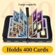 thumbnail image 3 of Álbum para cartas de 4 bolsillos, 400 cartas, 50 fundas removibles, 3 of 6