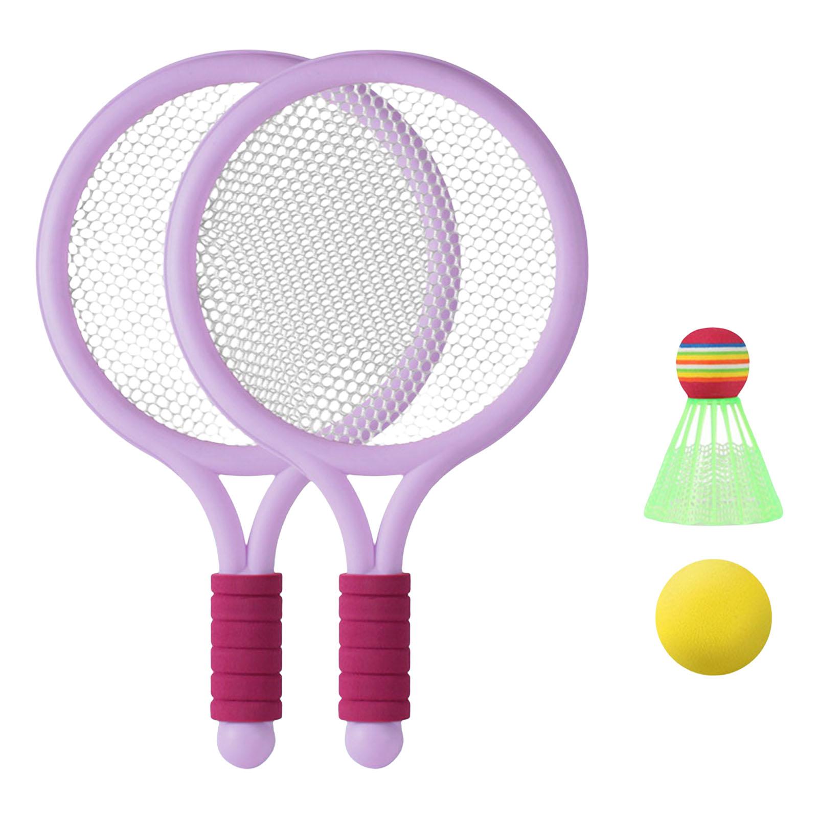 Ioensy - Raqueta De Tenis De Bádminton Para Niños Duradera Para Entrenamiento De Principiantes Púrpura
