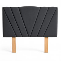 Ethan Desing - Respaldo 2 Plazas Tubular En V Gris Grafito