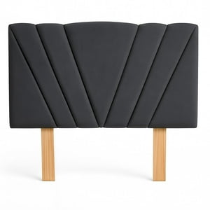 Ethan Desing - Respaldo 2 Plazas Tubular En V Gris Grafito