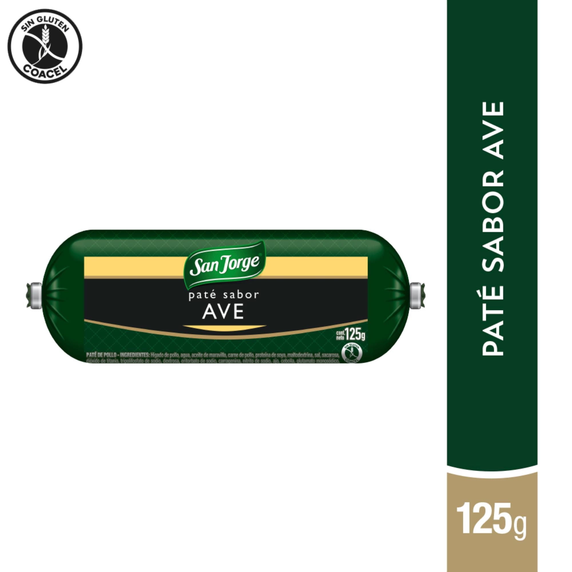 Paté De Ave Untable Embutido 125 g San Jorge