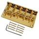 thumbnail image 1 of Llave de 5 tornillos de puente de silla para el reemplazo de bajo eléctrico de 5 cuerdas dorado, 1 of 3