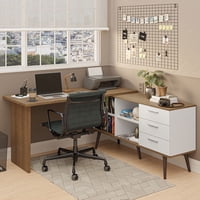 Vekka Home - Escritorio Esquinero Funcional Lisboa