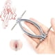 thumbnail image 1 of Clip de retención de tornillo ajustable de acero inoxidable, permite ver el interior, 1 of 5