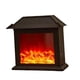 thumbnail image 1 of Linterna de chimenea pequeña con forma de chimenea falsa alimentada por USB o batería, LED con llama, decoración navideña decorativa para interiores y Techo plano, 1 of 5