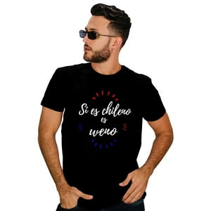 En Tu Tinta - Polera Talla L Diseño Frases Chilenas D21 - Hombre