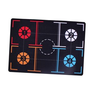 Ioensy - Colchoneta De Entrenamiento De Pasos De Baloncesto Equipo De Entrenamiento Deportivo Para Baloncesto 119,3 X 85,6 X 0,3 Cm