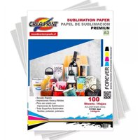Papel Sublimacion Creaprint 100 Hoja Tamaño A3 Alta Resoluci