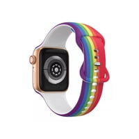 Genérico - Correa Diseño Compatible Iwatch Apple Watch 38/40/41Mm Arcoiris