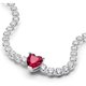 thumbnail image 3 of Pulsera Pandora Tennis Corazón Rojo Brillante Mujer, 3 of 3